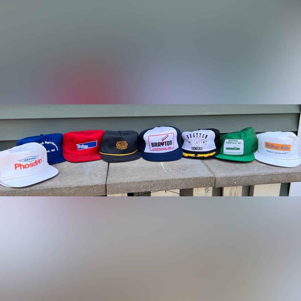 Nine Vintage Chemical Company Hats